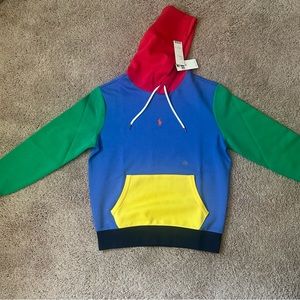 New Ralph Lauren Color-Block Hoodie